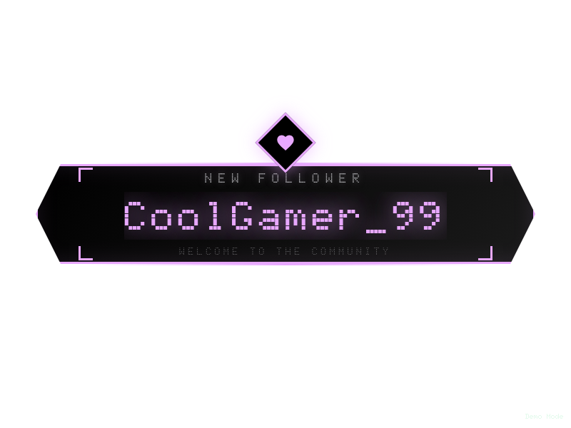 StreamElements Follow Alert